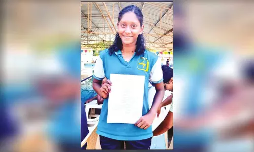 தமிழக நீச்சல் அணிக்கு திருப்பூர் அரசு பள்ளி மாணவி தேர்வு