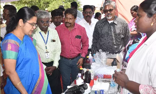 கஸ்தூரிநாயக்கன்பட்டியில் சிறப்பு கால்நடை சுகாதார விழிப்புணர்வு முகாம்- கலெக்டர்  தொடங்கி வைத்தார்