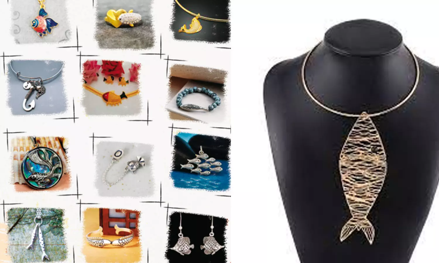 உணர்வுகளை வெளிப்படுத்தும் மீன் வடிவ நகைகள் உணர்வுகளை வெளிப்படுத்தும் மீன் வடிவ நகைகள்