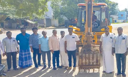 கொட்டாரம் - பெருமாள்புரத்தில் ரூ.7 லட்சம் செலவில் புதிய அலங்கார தரை கற்கள்