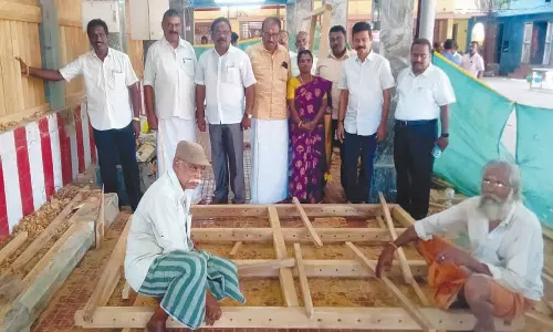 மண்டைக்காடு பகவதி அம்மன் கோவிலில் முழு வீச்சில் திருப்பணிகள்