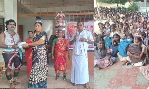 கருகம்பாளையம் அரசு பள்ளியில் தூய்மை விழிப்புணர்வு நிகழ்ச்சி