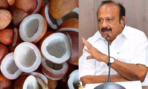 கொப்பரை தேங்காய் கொள்முதல் காலத்தை மத்திய அரசு நீட்டித்துள்ளது: அமைச்சர் எம்.ஆர்.கே.பன்னீர்செல்வம் அறிவிப்பு
