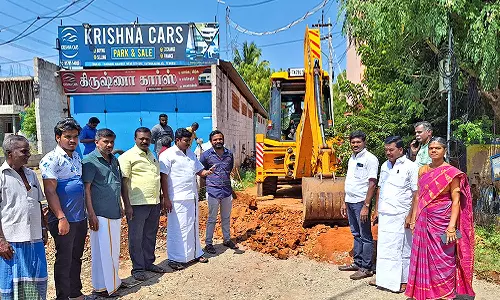 குத்துக்கல்வலசை ஊராட்சியில் ரூ.1.40 கோடியில் புதிய சாலை பணிகள்