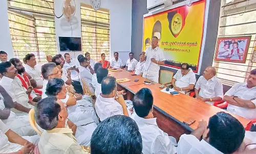 அமைச்சர் உதயநிதி பங்கேற்கும் கூட்டத்தில் அதிக அளவு இளைஞர்களை பங்கேற்க செய்ய வேண்டும்- கிழக்கு மாவட்ட தி.மு.க. செயலாளர் ஆவுடையப்பன் பேச்சு