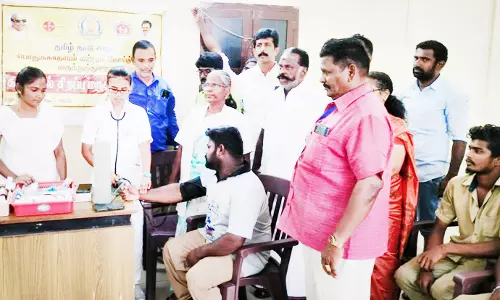 தூய்மை பணியாளர்கள்மருத்துவ முகாம்