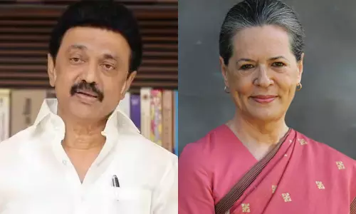 முதலமைச்சர் மு.க.ஸ்டாலினுடன் நாளை சோனியாகாந்தி சந்திப்பு: தொகுதி பங்கீடு பற்றி பேச வாய்ப்பு