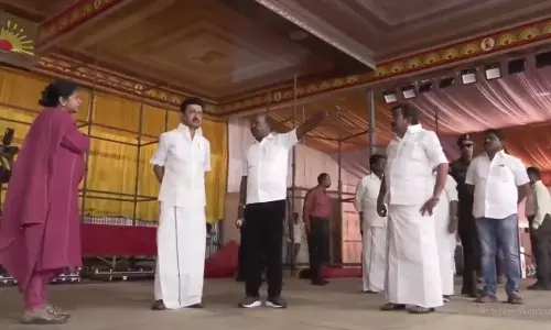 தி.மு.க. மகளிர் உரிமை மாநாடு: முதலமைச்சர் மு.க.ஸ்டாலின் நந்தனம் மைதானத்தில் ஆய்வு
