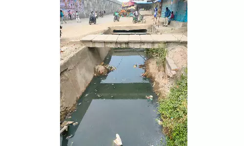 திறந்த வெளி கழிவுநீர் வாய்க்காலால் கொசுக்கள் உற்பத்தி - பொதுமக்கள் அவதி