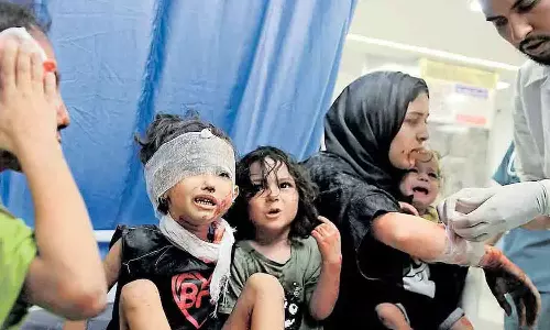 இஸ்ரேல் தாக்குதலில் காசாவில் 500 குழந்தைகள் உள்பட 1,537பேர் கொல்லப்பட்டனர்