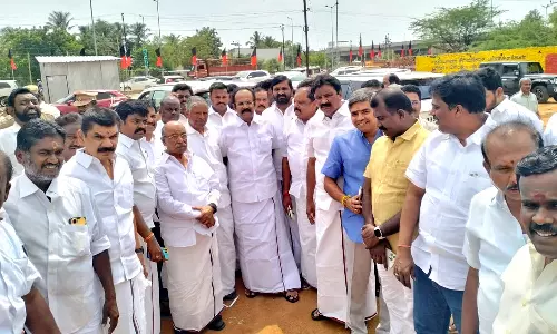 26-ந் தேதி உதயநிதி ஸ்டாலின் நெல்லை வருகை- தி.மு.க. செயல்வீரர்கள் கூட்டம் நடைபெறும் மைதானத்தை அமைச்சர் தங்கம் தென்னரசு ஆய்வு