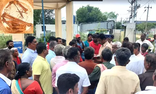 பெரியநாயக்கன்பாளையம் அருகே குடிநீர் தொட்டியில் கிடந்த எலும்புகள் மாயம்