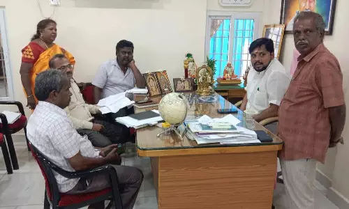 முத்தியால்பேட்டை தொகுதி சப்தகிரி கார்டன்  பகுதியில் புதைவட கேபிள்