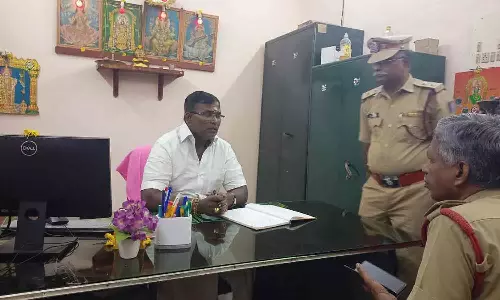 திருக்கனூர் தீயணைப்பு நிலையத்தில் அமைச்சர் சாய் ஜெ.சரவணன் குமார் ஆய்வு