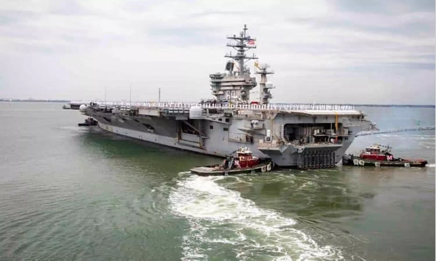 2வது விமானம் தாங்கி போர்க்கப்பலை மத்திய தரைக்கடல் பகுதிக்கு அனுப்பிய அமெரிக்கா 2வது விமானம் தாங்கி போர்க்கப்பலை மத்திய தரைக்கடல் பகுதிக்கு அனுப்பிய அமெரிக்கா