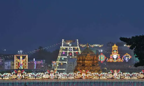 திருப்பதி ஏழுமலையான் கோவிலில் நவராத்திரி பிரமோற்சவ விழா தொடங்கியது