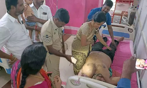 பண்ருட்டியில் மின்னல் தாக்கி வியாபாரி படுகாயம்