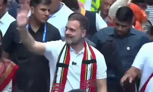 மிசோரமில் ராகுல் காந்தி பாதயாத்திரை