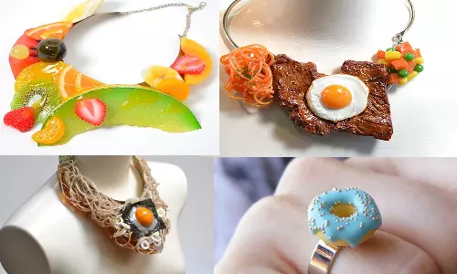 கண்ணை கவரும் `உணவு அணிகலன்கள்