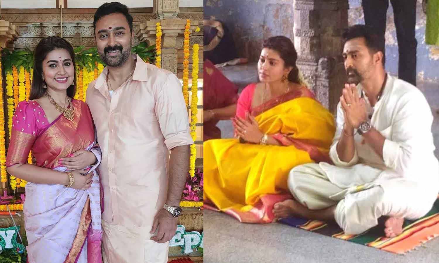 வேலூர் தங்க கோவிலில் நடிகை சினேகா குடும்பத்துடன் சாமி தரிசனம்