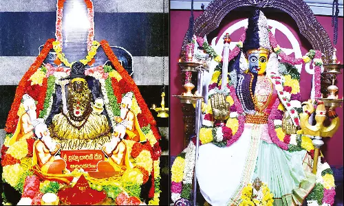 ஸ்ரீகாளஹஸ்தியில் நவராத்திரி 2-வது நாள் விழா