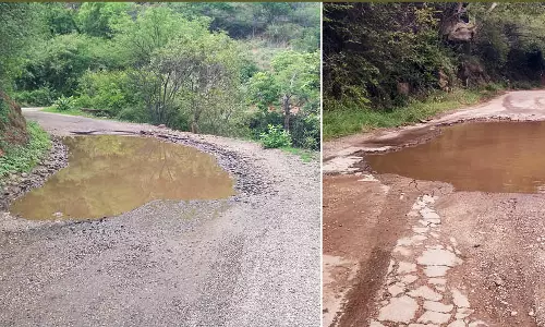 மயிலாடும்பாறை அருகே தாழையூத்து - மல்லப்புரம் சாலை சீரமைக்கப்படுமா?