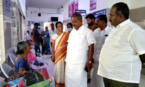 பிரசவத்திற்கு பிறகு 3 பெண்கள் மரணம்:  அரசு மருத்துவமனையில் எம்.எல்.ஏ. ஆய்வு