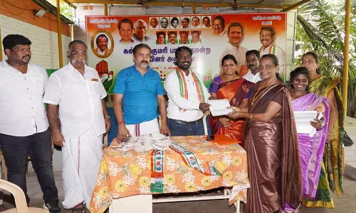 குமரி மேற்கு மாவட்ட மகளிர் காங்கிரஸ் சார்பில் நடைபெற்ற ஆலோசனை கூட்டத்தில் பங்கேற்ற விஜய் வசந்த் எம்.பி.