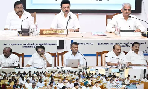4 மாவட்ட வளர்ச்சி திட்டங்களை நிறைவேற்ற கலெக்டர்களுக்கு உத்தரவிட்ட முதலமைச்சர் மு.க.ஸ்டாலின்