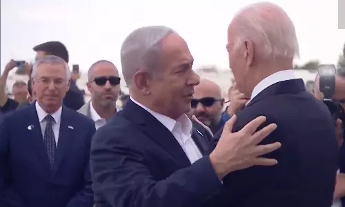 இஸ்ரேலில் ஜோ பைடன்: கட்டுப்படுத்தப்படுமா போர்?