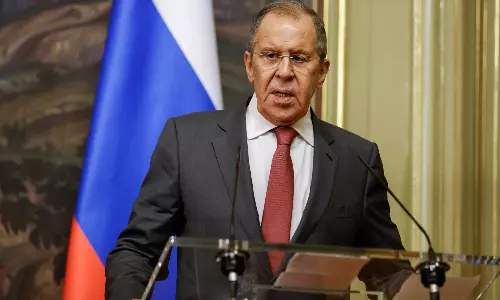 வடகொரியாவுக்கு பயணம் மேற்கொண்ட ரஷிய வெளியுறவுத்துறை மந்திரி