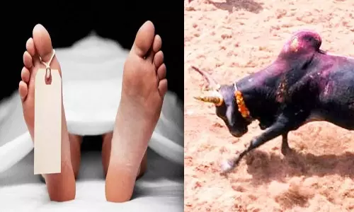 மாடு முட்டி முதியவர் சாவு