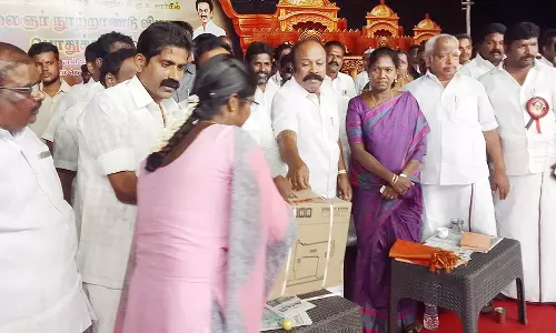 மீண்டும் பா.ஜ.க. ஆட்சிக்கு வந்தால்  இந்தியா சர்வாதிகார நாடாக மாறும்- அமைச்சர் பெரியகருப்பன் பேச்சு