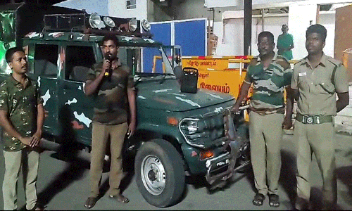 வனத்துறையினர் கூண்டு வைத்து கண்காணிப்பு