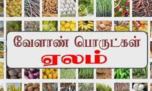 அரசு ஒழுங்கு முறை விற்பனை கூடத்தில்வேளாண் பொருட்கள் ரூ.27.06 லட்சத்துக்கு ஏலம்