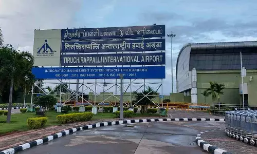 திருச்சி விமான நிலையத்திற்கு வெடிகுண்டு மிரட்டல்- சென்னை பெண்ணிடம் விசாரணை