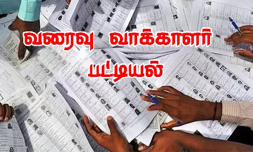 தேனி மாவட்டத்தில் வரைவு வாக்காளர்பட்டியல் 27-ந் தேதி வெளியீடு