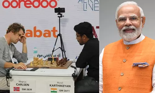 கார்ல்சனை வீழ்த்திய கார்த்திகேயன்- பிரதமர் மோடி வாழ்த்து