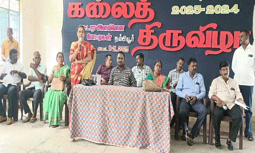 கலை திருவிழா போட்டி தொடக்கம்