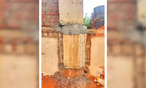 சுந்தரபாண்டியபுரத்தில் நெல் கொள்முதல் நிலையத்தில் தரமான கட்டுமான பணிகள் மேற்கொள்ள வேண்டும்- விவசாயிகள் கோரிக்கை