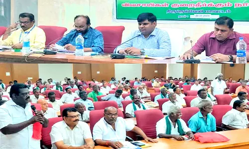 நெல்லை மாவட்டத்தில் 692 குளங்களில் விவசாயிகள் வண்டல் மண் எடுக்கலாம்- குறை தீர்க்கும் கூட்டத்தில் கலெக்டர் கார்த்திகேயன் தகவல்