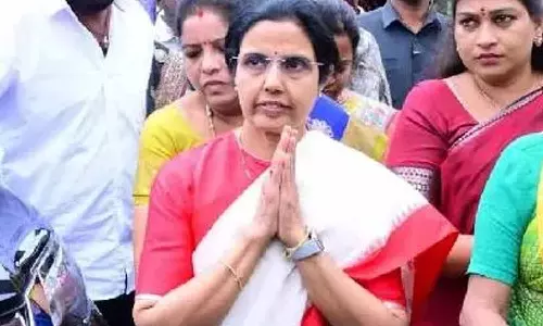 உண்மை வெல்லும் என்ற பெயரில் யாத்திரை தொடங்கும் சந்திரபாபு நாயுடு மனைவி