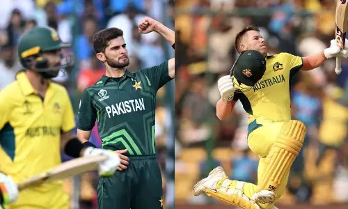 வார்னர் அதிரடி சதம்.. இறுதியில் சொதப்பிய ஆஸ்திரேலியா 367 ரன்கள் குவிப்பு