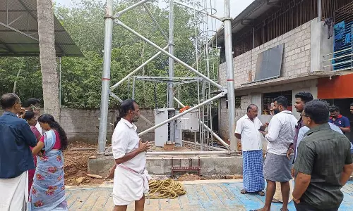 தக்கலை அருகே செல்போன் டவர் அமைக்க பொதுமக்கள் எதிர்ப்பு