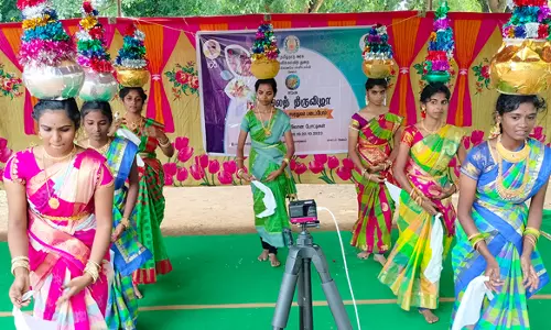 தாரமங்கலம் வட்டார அளவிலான பள்ளிமாணவர்களுக்கு கலை திருவிழா