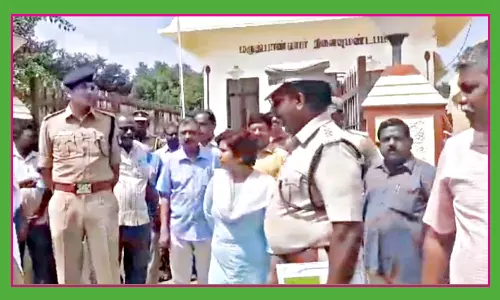 திருப்பத்தூரில் கலெக்டர்- போலீஸ் சூப்பிரண்டு ஆய்வு