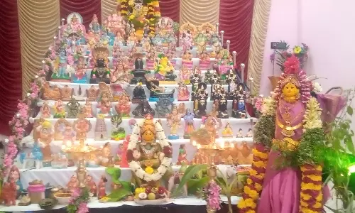 முசிறி மகா மாரியம்மன் கோவிலில் நவராத்திரி விழா