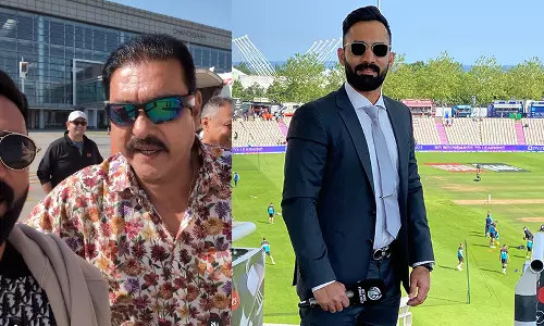 ரவி சாஸ்திரி போல மிமிக்ரி செய்த தினேஷ் கார்த்திக்- வைரலாகும் வீடியோ