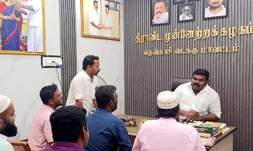 சங்கரன்கோவில் அரபாத் நகரில் மனை வாங்கியவர்களுக்கு பட்டா வழங்க வேண்டும்-ராஜா எம்.எல்.ஏ.விடம் கோரிக்கை