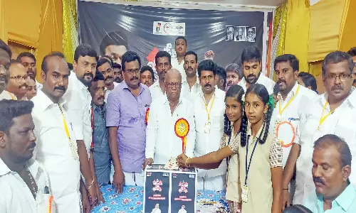 வீரபாண்டியில் தி.மு.க. மாணவரணி சார்பில் கட்டுரை, பேச்சு போட்டி